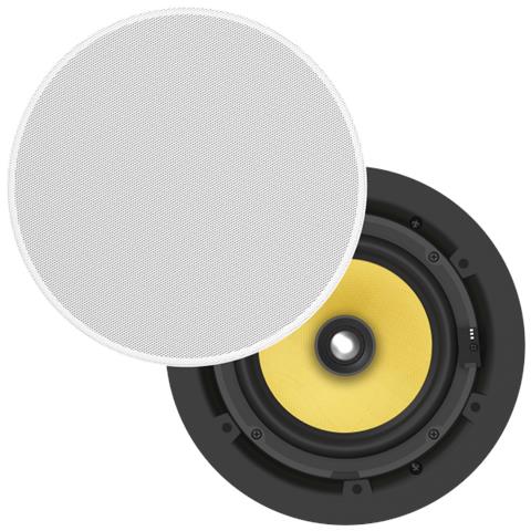 Coppia di Altoparlanti Attivi da Soffitto con Bluetooth Potenza 70 Watt Telecomando a Infrarossi Incluso Colore Bianco - Foto 2