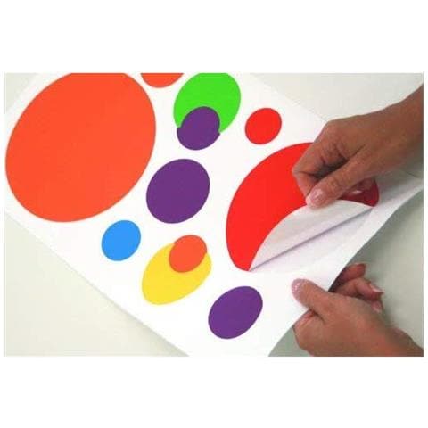 Rmk1248scs - Adesivi Da Muro A Forma Rotonda, Varie Dimensioni E Colori, Per Stanze Da Giochi E Da Bambini- - Foto 3