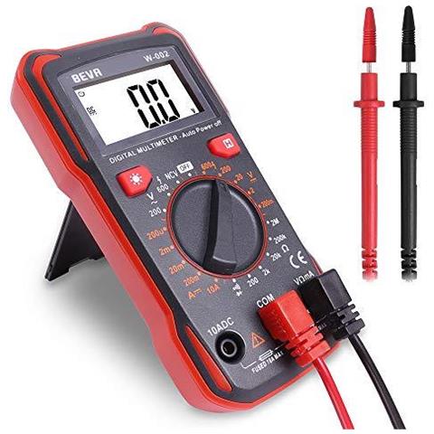 Multimetro Digitale Tester Di Continuit Voltmetro Ac Dc Multi Tester Di Tensione Corrente Resistenza 2 Anni Di Garanzia - Foto 1