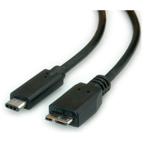 USB 3.1 Cable, C-Micro B, M / M 0.5 m - Foto 1