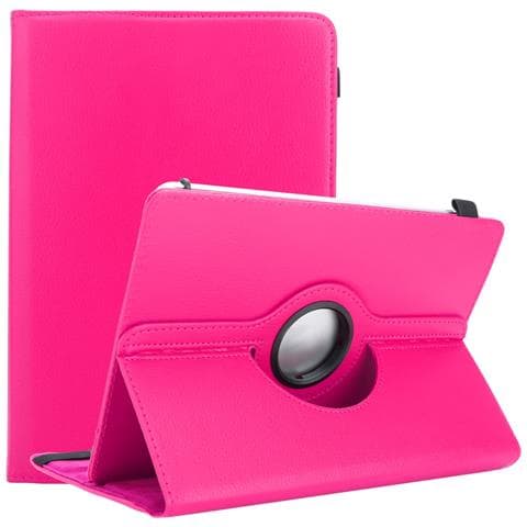 Cadorabo Custodia Per Tablet Compatibile Con Alcatel 1t (7 Zoll) 2021 In Rosa - Coperchio Protettivo A 360 Gradi Fatto Di Finta Pelle Con Funzione Di Stand E Banda Elastica - Foto 1