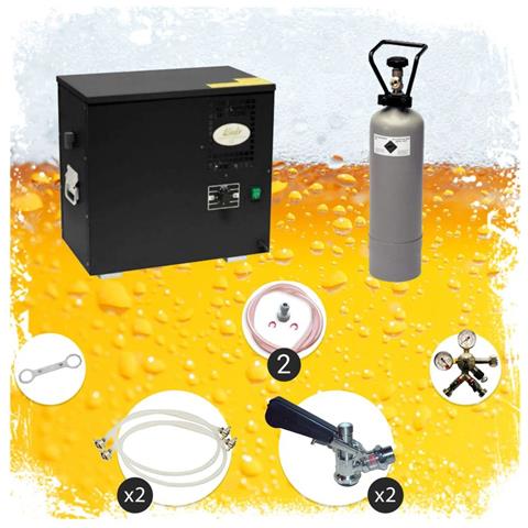 Set Completo Spillatore Birra Dispenser Birra Macchina Per Birra - As-40 2-linee Keg Senza Keg 2 Senza - Foto 5