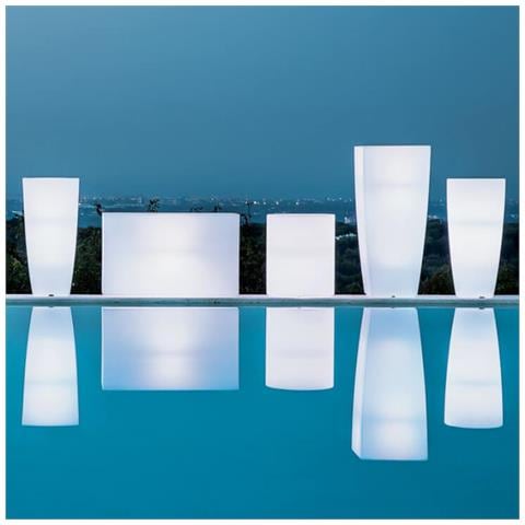 Vaso Luminoso Per Esterno Giardino Cm 39 X 39 X 90 H - Foto 4