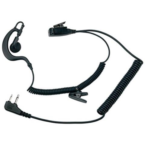 MA21 L Pro Auricolare con Microfono Selettore VOX /PTT e Connettore 2 Pin a L Colore Nero - Foto 1