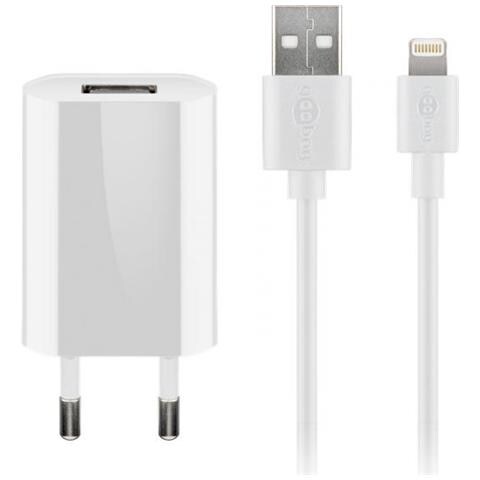 Goobay 44978 Caricabatterie Per Dispositivi Mobili Interno Bianco - Foto 1