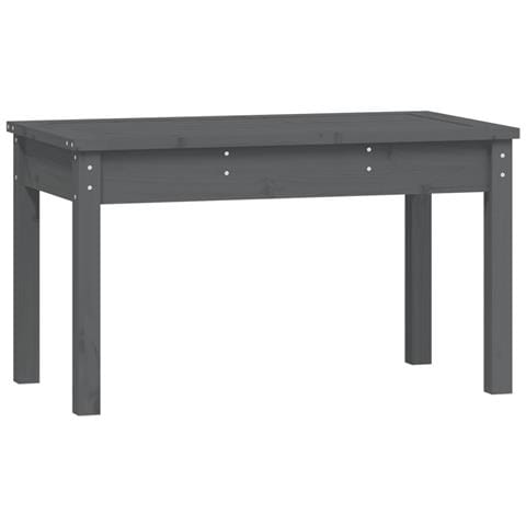 Panca da Giardino Grigia 80x44x45 cm Legno Massello di Pino - Foto 1