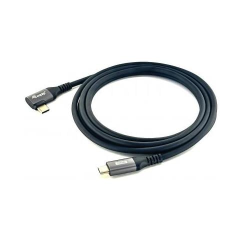 Cavo Usb 2.0 Da C A C Angolato A 90°, M/m, 3,0 M, Pd 100w, Nero - Foto 1