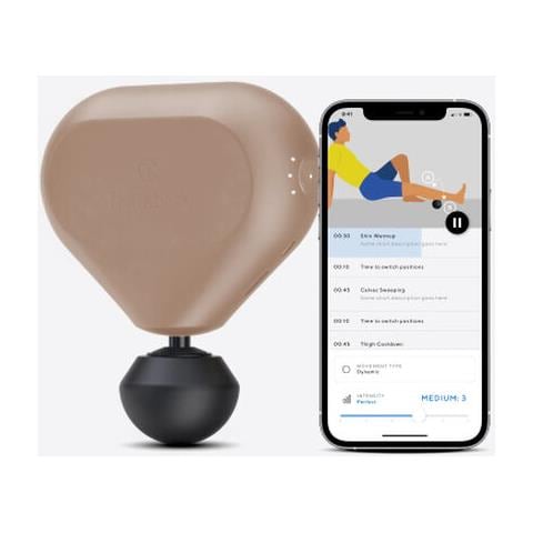 Dispositivo di Terapia Percussiva Theragun Mini 2a Generazione Bluetooth Autonomia 120 Minuti 3 Velocità Desert Rose - Foto 6