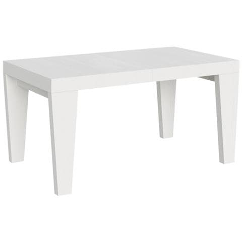 Tavolo Allungabile 90x160/264 Cm Spimbo - Bianco Frassino - Foto 1