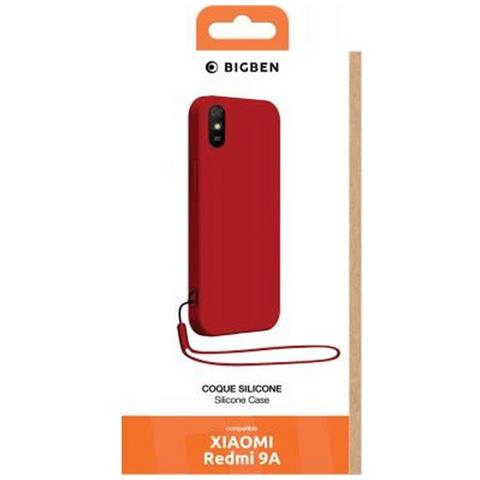 Cover In Silicone Per Xiaomi Redmi 9a Con Cinturino Da Polso Abbinato, Rosso - Foto 2