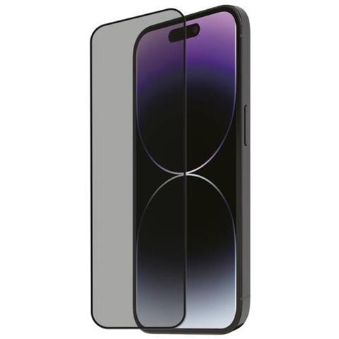 Salvadisplay In Vetro Temperato Per Iphone 15 Pro Max Recycled Privacy, Nero Transparente - Foto 1