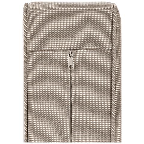 Divano 3 Posti Trani Legno D'acacia Rosso Scuro - Foto 8