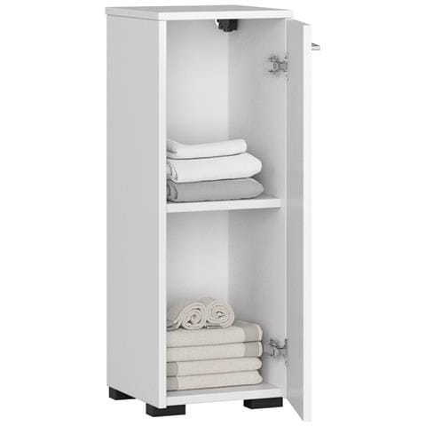 Mobile da Bagno FIN, 1 anta, 30x30x82 cm, Colore Bianco - Foto 2