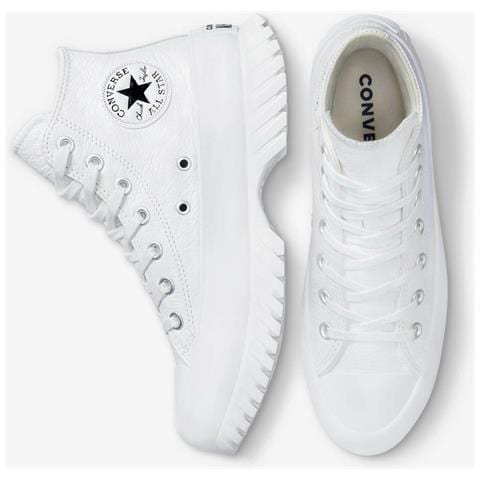 Ctas Lugged 2.0 Hi A03705c, Unisex, Bianca, 37.5 - Foto 2