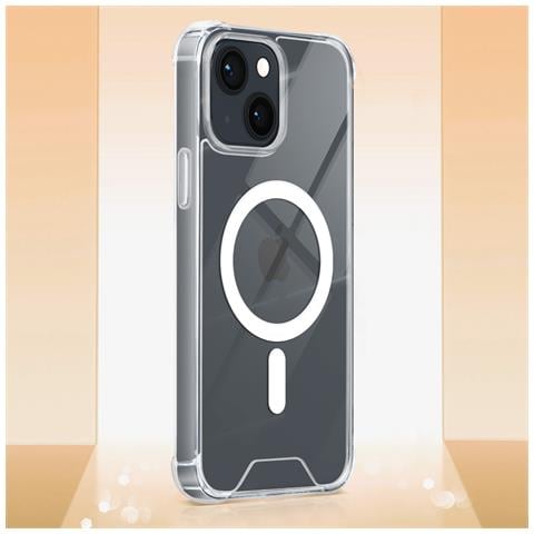 Cover Magsafe Per Iphone 13 Silicone Gel Angoli Rinforzati - Foto 5