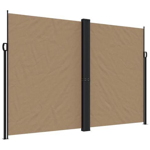 Tenda Da Sole Laterale Retrattile Tortora 220x1000 Cm - Foto 2