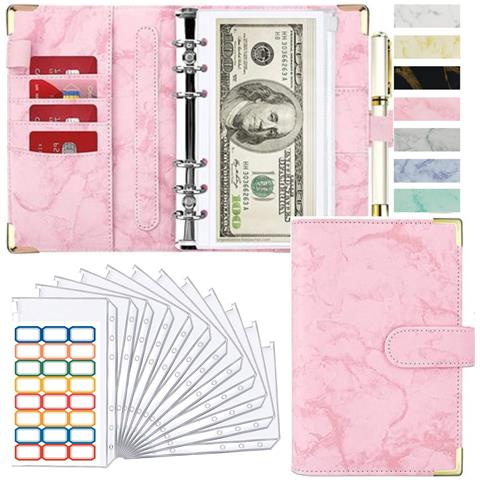 Quaderno A6 In Marmo Con Copertina Protettiva E Accessori Pink - Foto 1