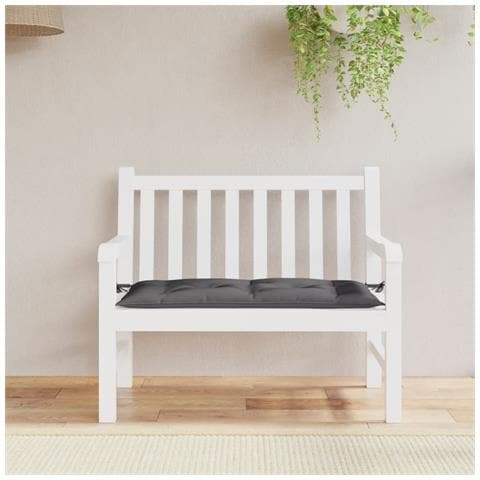 Cuscino Per Panca Antracite 100x50x7 Cm In Tessuto Oxford - Foto 3