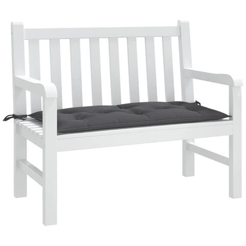 Cuscino Per Panca Antracite 100x50x7 Cm In Tessuto Oxford - Foto 1