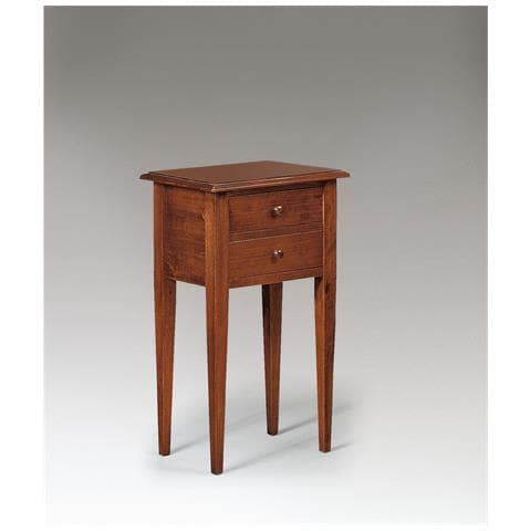 Comodino Maria - Marrone - Legno - 45x35x79 Cm - Foto 1