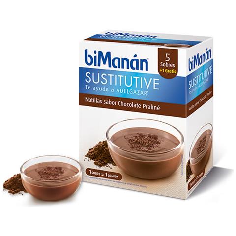 Bimanã¡n Crema Sostitutiva Di Cioccolato Pralinã© 5 Unitã - Foto 1