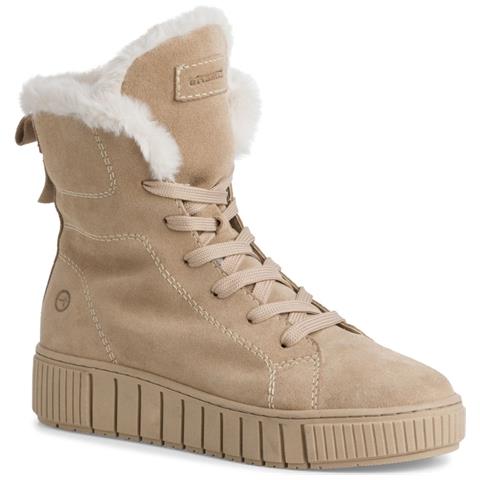 Wl Lace Boot Beige Stivali Pelle Scarpe Donna Beige Eu 38, 1-26216-43 400 - Foto 1