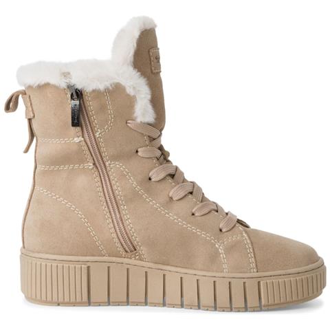 Wl Lace Boot Beige Stivali Pelle Scarpe Donna Beige Eu 38, 1-26216-43 400 - Foto 3