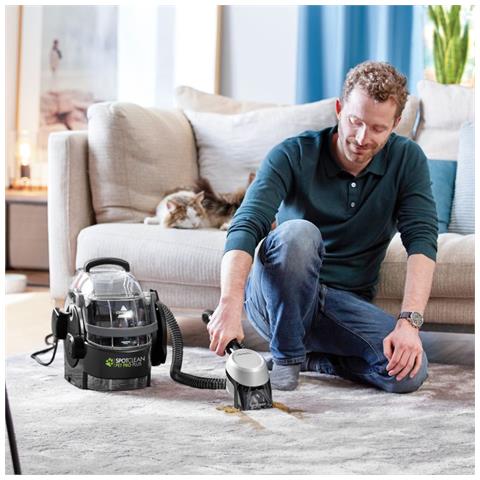 SpotClean Pet Pro Plus Pulitore a vapore cilindrico 2,8 L 750 W Nero, Trasparente - Foto 5