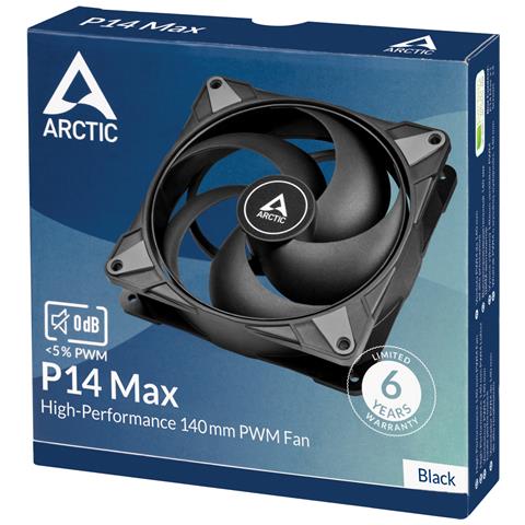 P14 Max Case per computer Ventilatore 14 cm Nero - Foto 4