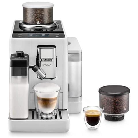 Macchina da Caffè Espresso Automatica Rivelia EXAM440.55.W Serbatoio 1.4 Lt. Potenza 1450 Watt Colore Bianco - Foto 1