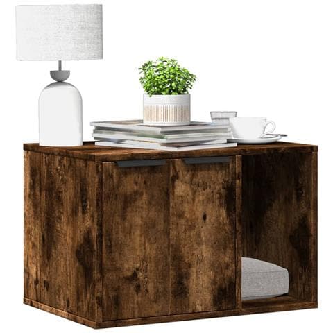 Recinto Lettiera Gatti Rovere Sonoma 60x40x40 cm in Truciolato - Foto 2