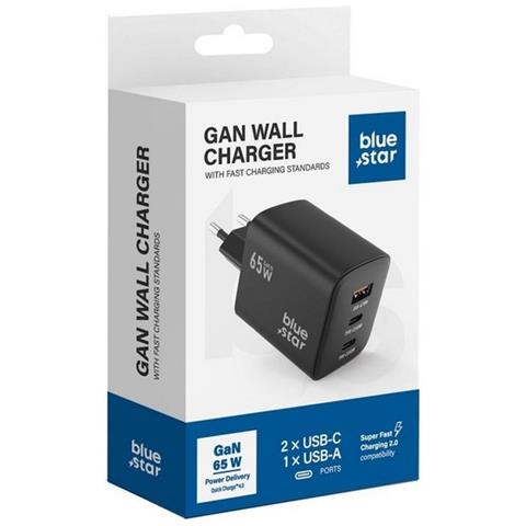 Caricatore Rapido Universale 65w Gan 2 Usb C + Usb A Qc4.0 Pd 4a - Foto 5