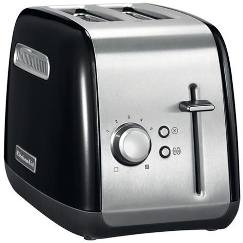 5KMT2115EOB 5 2 fetta /e 1100 W Nero, Acciaio inox - Foto 1