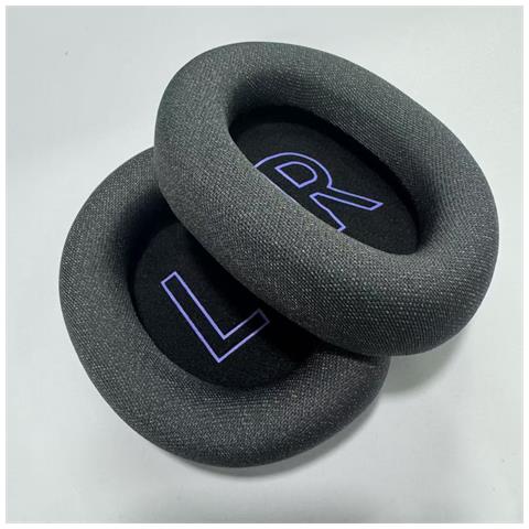 Cuscinetti Auricolari Di Ricambio In Tessuto Compatibili Con Logitech G G522 - Confezione Da 2 Darkgrey - Foto 2