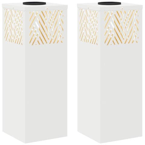 Faro LED solare per sentieri 2 pcs Bianco - Foto 1
