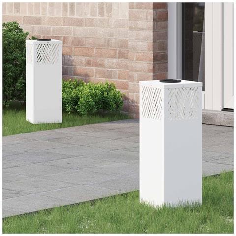 Faro LED solare per sentieri 2 pcs Bianco - Foto 2