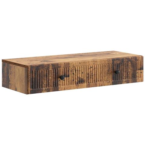 Tavolino da Parete Laterale Legno antico 87,5 x 34,5 x 17 cm - Foto 1