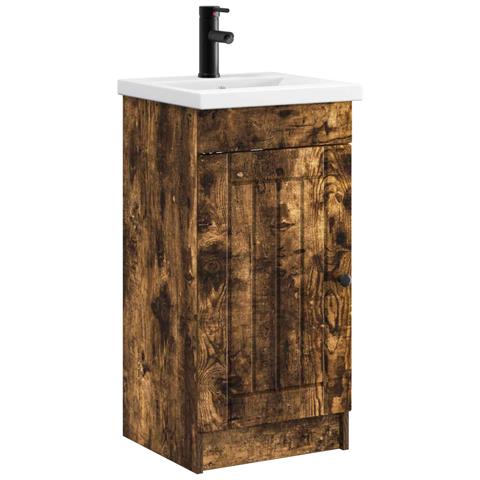 Mobile da bagno con lavabo Rovere Fumo 42 x 40 x 84,5 cm - Foto 1