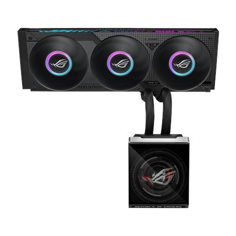 ROG Strix SLC IV 360 ARGB LCD Processore Raffreddatore di liquidi tutto in uno 12 cm Nero 1 pz - Foto 1