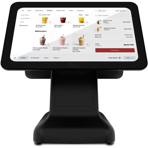 Sistema POS all-in-one con doppio schermo da 15,6'' RK3568 Android 11, stampante termica da 80 mm e scanner 1D / 2D per il settore retail. - Foto 2