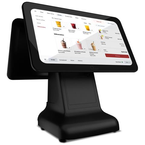 Sistema POS all-in-one con doppio schermo da 15,6'' RK3568 Android 11, stampante termica da 80 mm e scanner 1D / 2D per il settore retail. - Foto 3