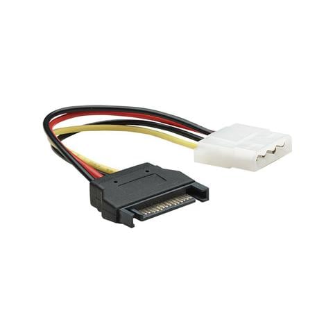 ICOC SATA-201 - Cavo di alimentazione Molex 4p. F / SATA 15p. M - Foto 2