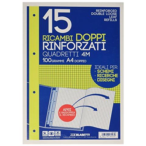 Ricambi Rinf Doppi A4 4m 15ff 100gr - Foto 1