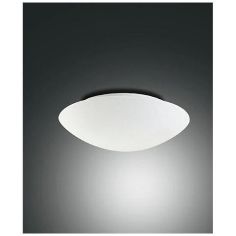 3222-61-102 Pandora Plafoniera E27 60w Vetro Bianco D. 300 Ip20, Con Sensore Di Presenza - Foto 1