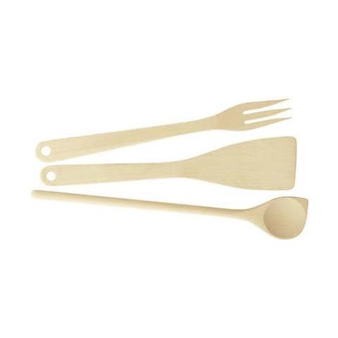 Set Cucchiaio, Pala E Forchettone - Art. 637418 - Linea 'woody - Foto 2