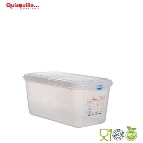 Denox Contenitore Gastronorm Gn Coperchio Ermetico Polipropilene -40°+100° Certificato Haccp Made In Spain - Gn 1/3- H150- Lt6 - Foto 1