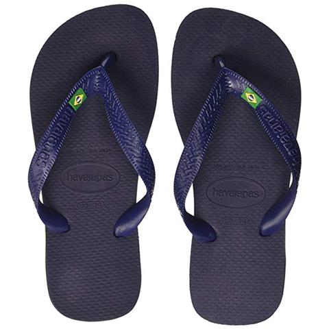 Infradito Unisex Brazil Logo Navy Blue 0555 Tg. 45-46 - Foto 2