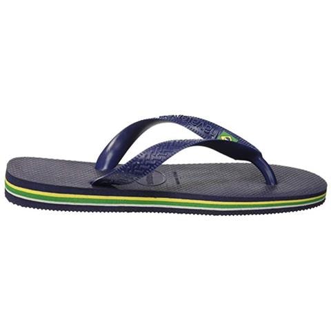 Infradito Unisex Brazil Logo Navy Blue 0555 Tg. 45-46 - Foto 1