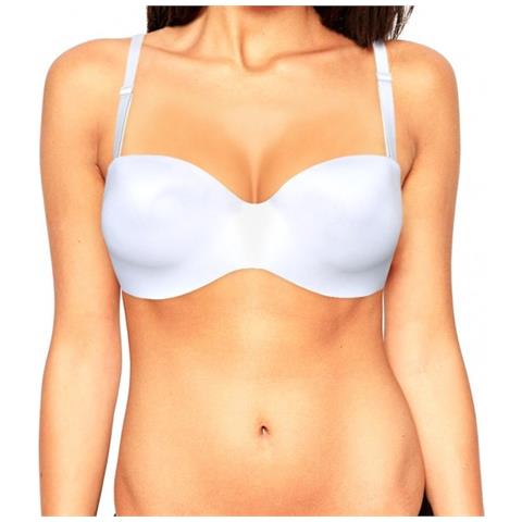 Reggiseno Antemide In Microfibra B45 Coppe Dalla A Alla E Bretelle Rimovibili - Bianco A 1a - Foto 1