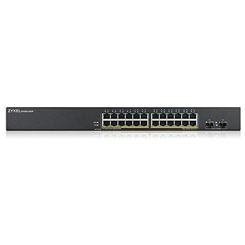 24 porte Gigabit PoE Switch | Gestione Smart | Montaggio in rack | 24 porte PoE+ von budget da 170 W e 2 porte SFP | VLAN, IGMP, QoS | Garanzia a vita [ GS1900-24HP] - Foto 2